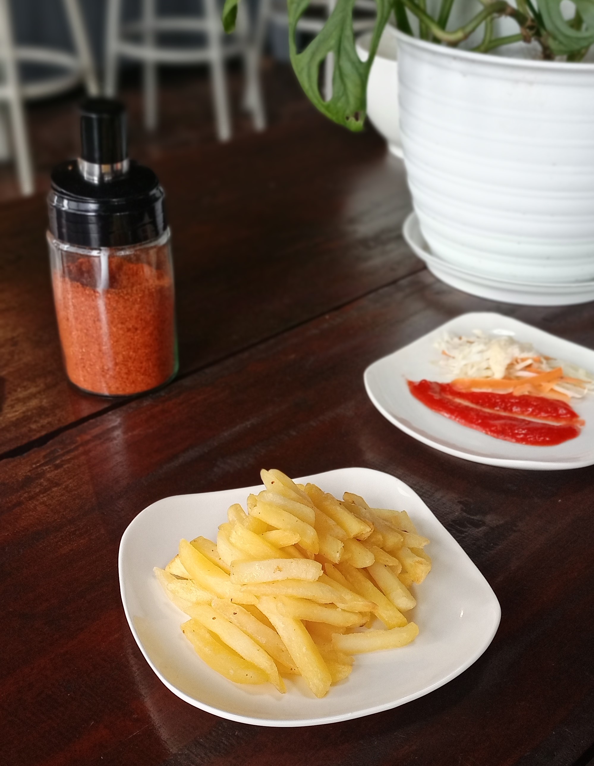 Fresh Coffee with Croissant